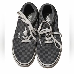 Vans Checkerboard Lace-Up Sneakers Youth Size 5